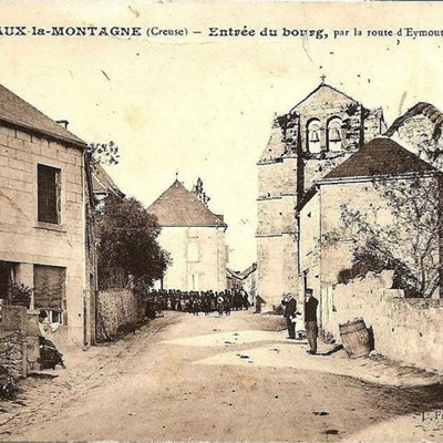 ntrée du bourg par la route d'Eymoutiers