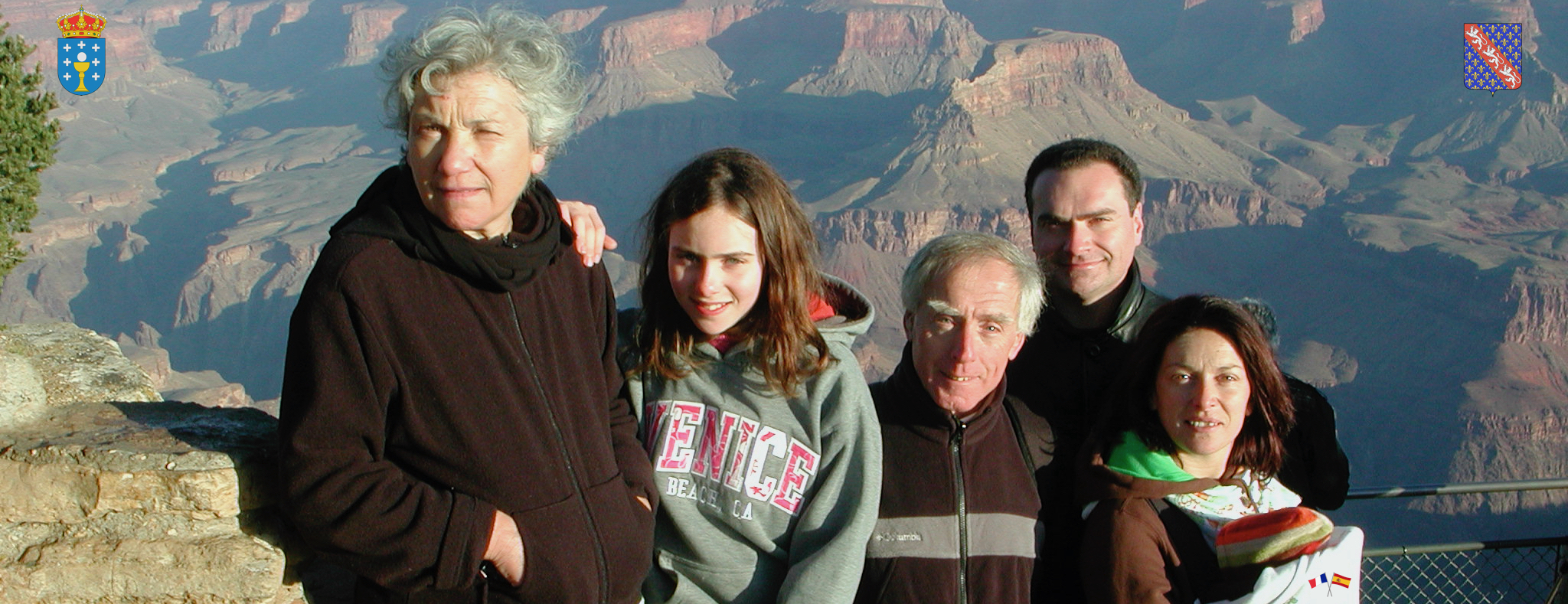 Generosa, Victoria, René, Francis, Nathalie et Pablo